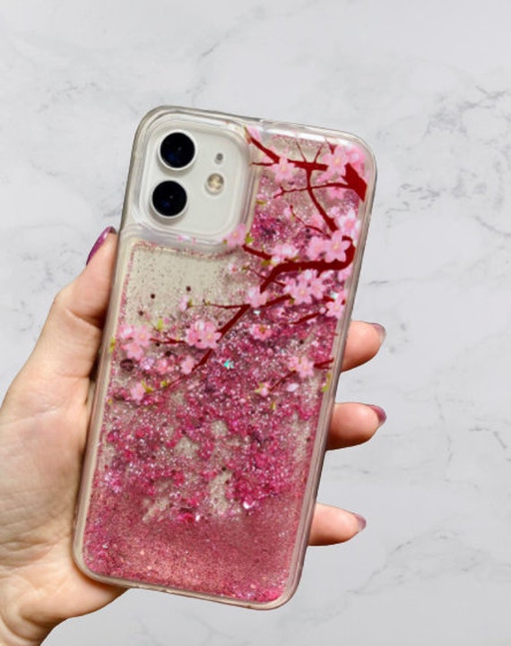 Étui de téléphone à rabat esthétique floral rose pour iPhone 14 iPhone 14  Plus