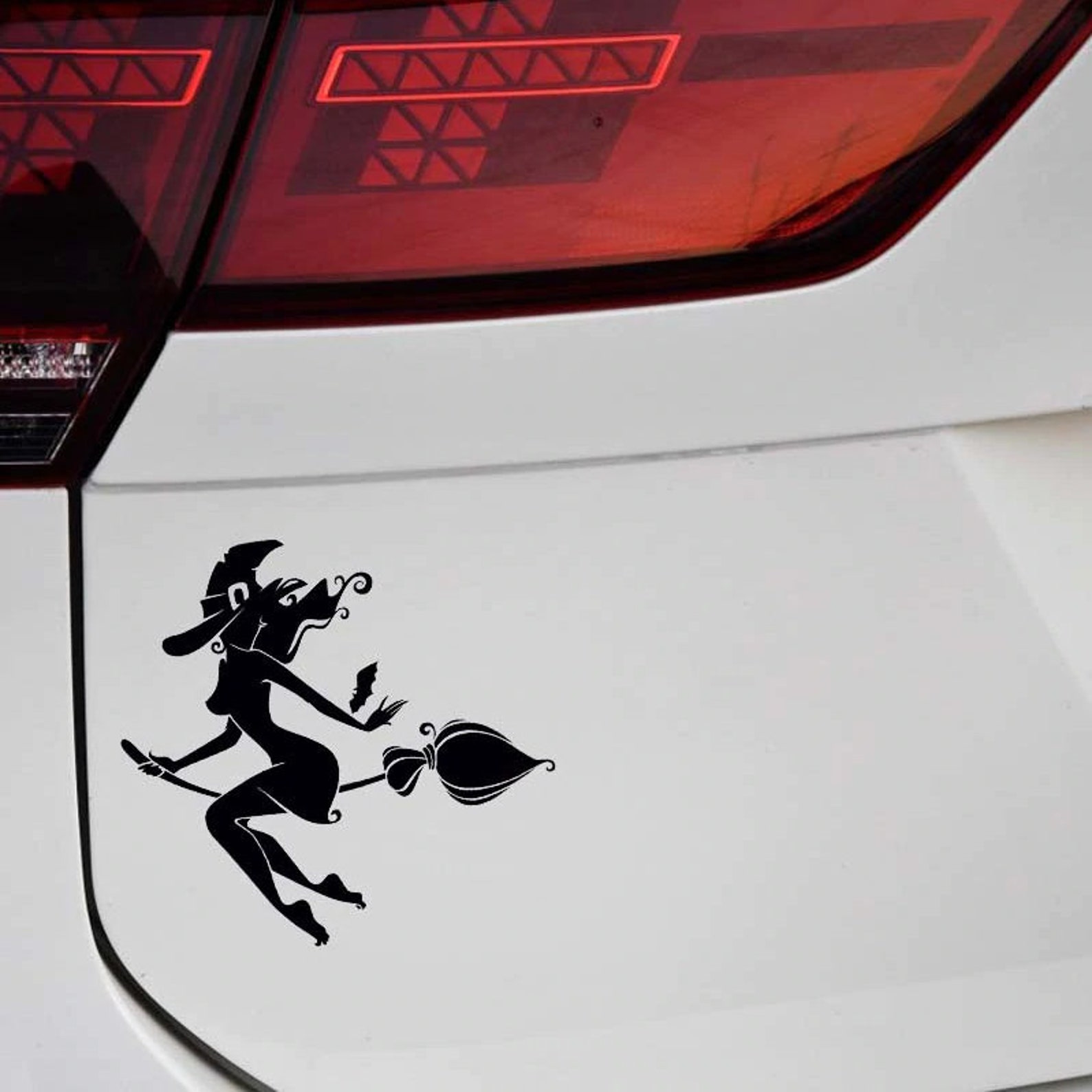 Witch Car Van Caravan Windows Bumper Vinyl Decal Sticker Etsy