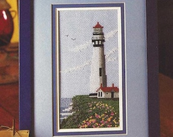 Better Homes and Gardens Lighthouse Counted Cross Stitch Pattern from 1992 – INSTANT DOWNLOAD  Pigeon Point Maureen Doherty