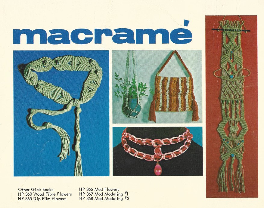 Vintage 21 Macrame Patterns Macrame Pattern Book Instant PDF Digital Download, Owls, Necklaces