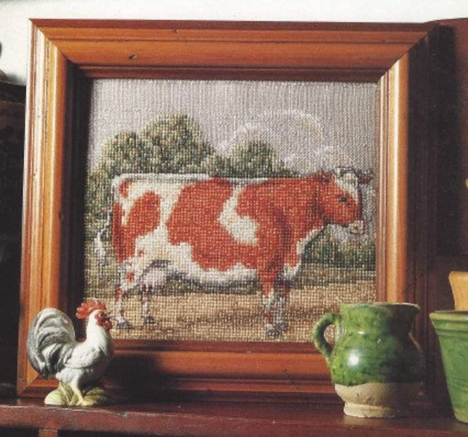 Better Homes and Gardens Cross Stitch & Country Crafts Cow Etsy