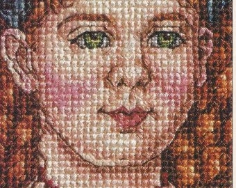 Better Homes and Gardens Country Crafts Christmas Holiday Sunday Best Doll Counted Cross Stitch Pattern from 1992 – INSTANT DOWNLOAD