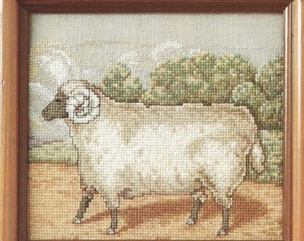 Better Homes and Gardens Cross Stitch & Country Crafts Pig Cow Sheep Counted Cross Stitch Pattern from 1992 – INSTANT DOWNLOAD