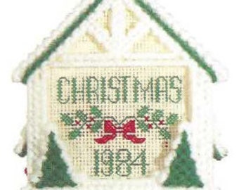Dick Martin Design Canvas Capers Plastic Canvas Needlepoint Dated Christmas holiday Ornament Kit vintage pattern 1983 – 453 INSTANT DOWNLOAD