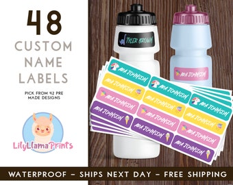 Design your own name labels