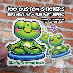 Custom Vinyl Stickers / Die Cut Stickers / Logo Stickers
