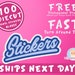 100 Custom Vinyl Waterproof Stickers Cut any Shape.  Custom Bulk Stickers Perfect for Companies, Creators, and Sticker Lovers 