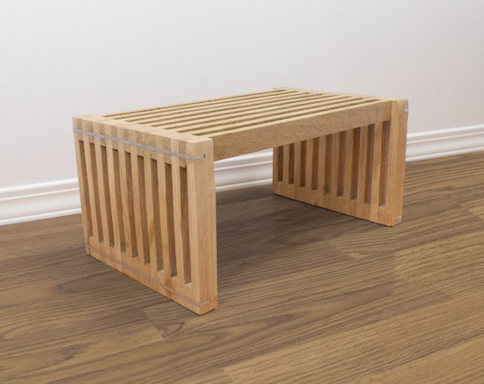 Reclaimed Oak Step Stool small - Etsy