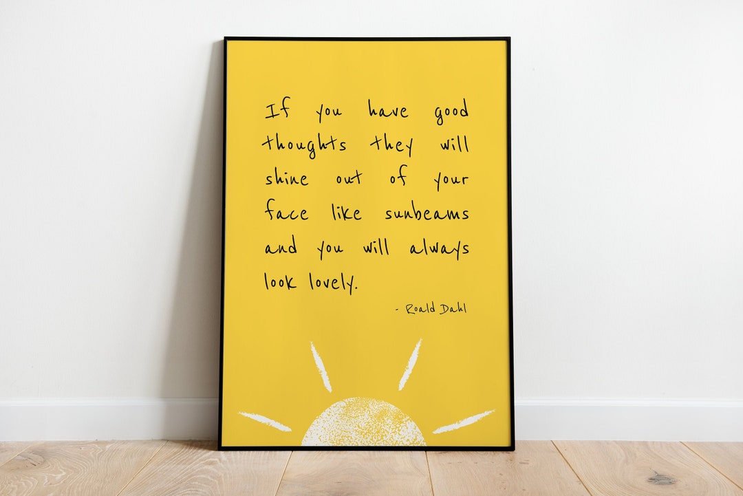 Roald Dahl the Twits Quote Printed Poster / Minimalist Print | Classic ...