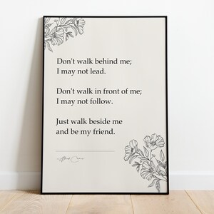 Affiche Imprimee Dalbert Camus Letranger Au Milieu De Etsy Canada