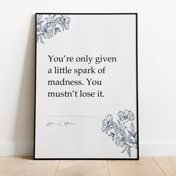 Robin Williams Art Etsy