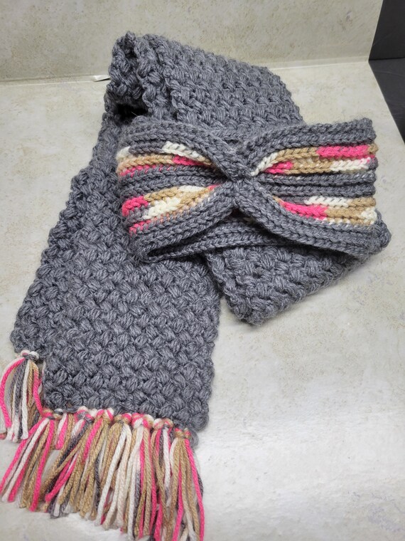 Crocheted Scarf Set