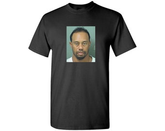 tiger woods mugshot shirt barstool