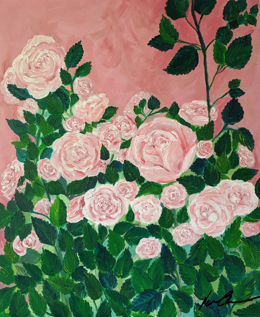Aw Print Roses Roses Art Print, Floral Wall Decor (8.5 X 11 In) - Etsy