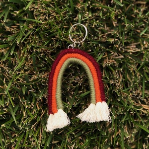 Fall Morning Handmade Keychain