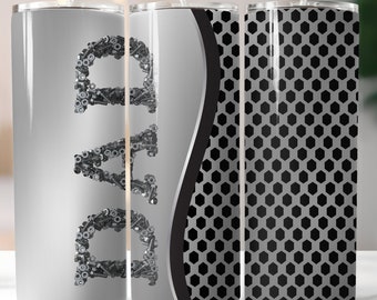 Dad, Father's Day, Sublimation, Ready To Press, Print Out Transfer, 20 oz, Skinny Tumbler Transfer, NOT A DIGITAL