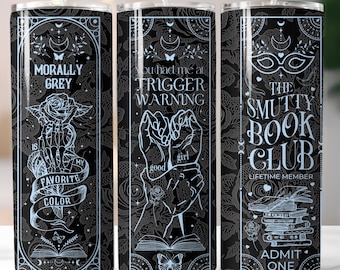 Morally Grey, Books, Dark Romance, Sublimation, Ready To Press, Print Out Transfer, 20 oz, Skinny Tumbler Transfer, NOT A DIGITAL