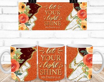 Faith, Bible Quote, Christian, Church, Mug Wrap, Sublimation, Ready To Press, Print Out Transfer, 11 oz., 12 oz., 15 oz., NOT A DIGITAL