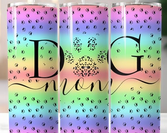 Mamá perro, sublimación, listo para imprimir, transferencia de impresión, 20 oz, transferencia de vaso delgado, NO DIGITAL