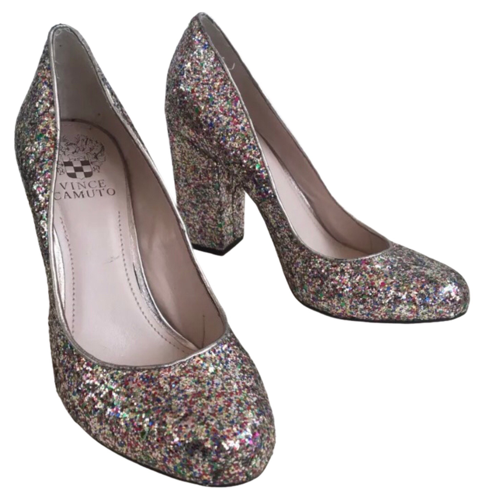 silver block heel shoes uk