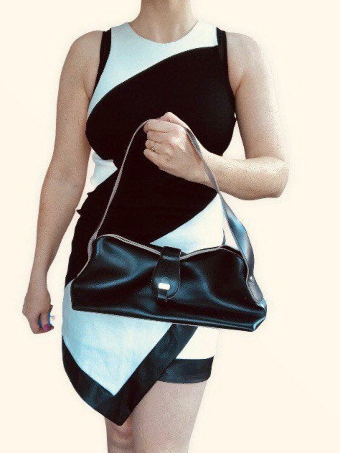 black y2k purse