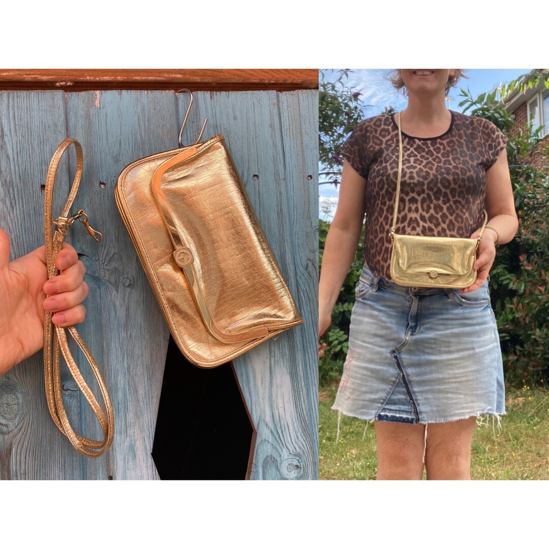 80s Mondi Clutch| Vintage Green Statement bag with Bow| Maximalist compact bow bag main image 0