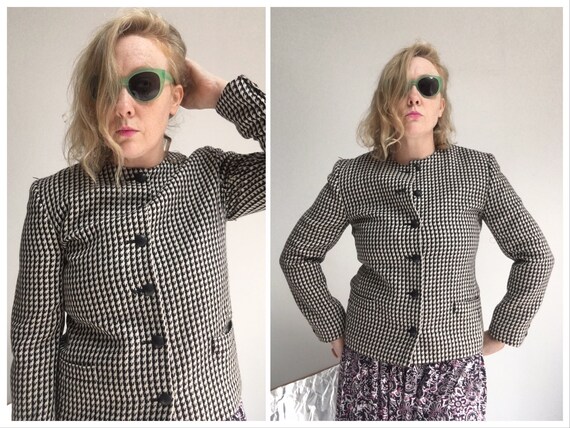 Vintage Ladies Size 12 Blazer WINDSMOOR 80s Hounds