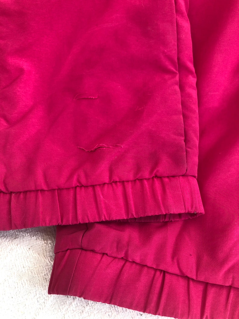 Street Wear Urban Hiphop Ribcage High Waist Ski Pants Vintage 1980s Trousers 80s New Wave Tall Girl Bright Pink Size 10 UK