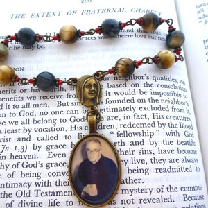 The Surrender Novena by Father Dolindo Ruotolo. 8mm Natural Tiger Eye ...
