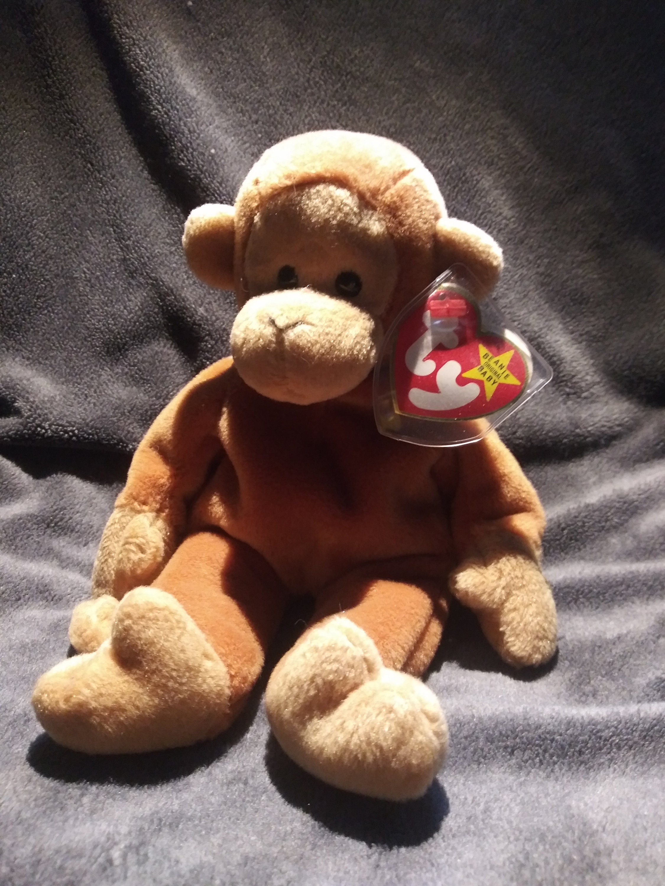 TY Beanie Babies Bongo El Mono PVC Pellets Etsy