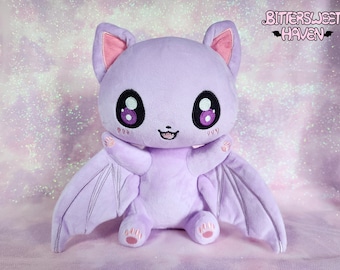 Lavender Catbat Plushie (new design)
