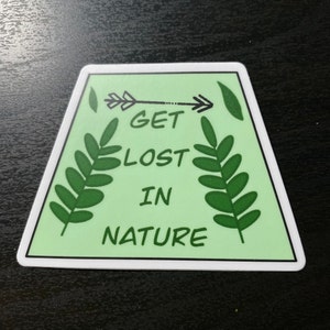 Verlor in der Natur Sticker