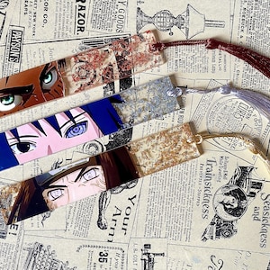 Custom Anime Bookmark | Anime Eyes | Resin Bookmark