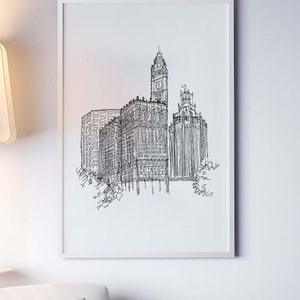 Wrigley Building Chicago Digital download for wall art