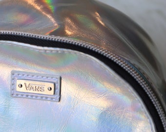 vans mini backpack holographic