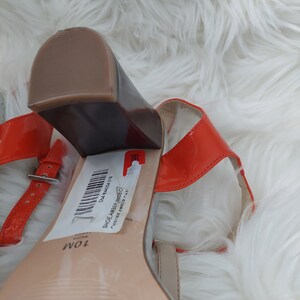 Orange and beige sandals by Jessica image 6