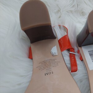 Orange and beige sandals by Jessica image 7