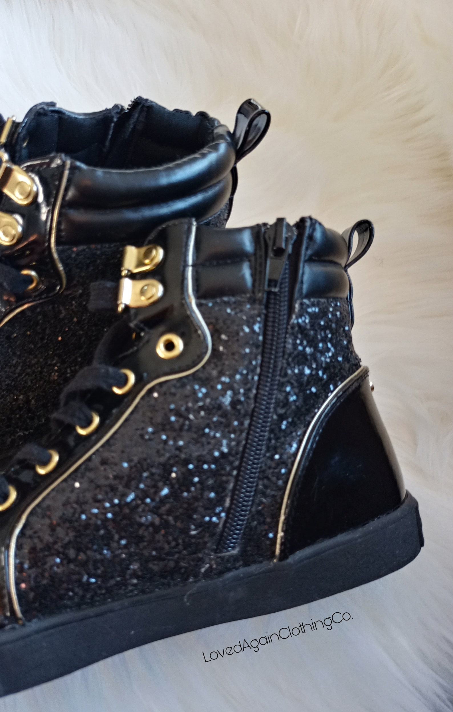 Michael Kors Womens Glitter Bootie/Boots Black Taille 5 Etsy Canada