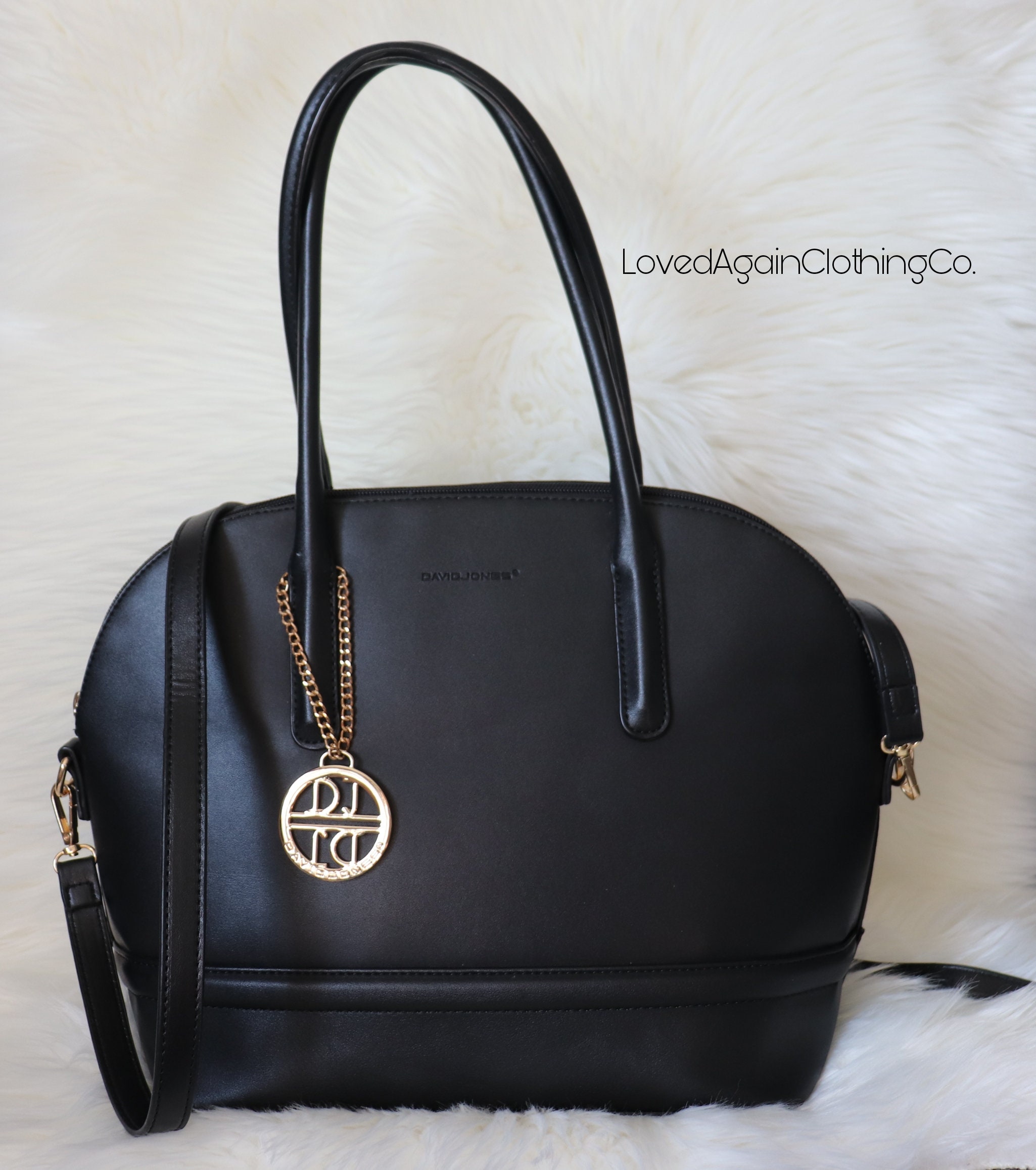 Black Handbag by David Jones Etsy Canada