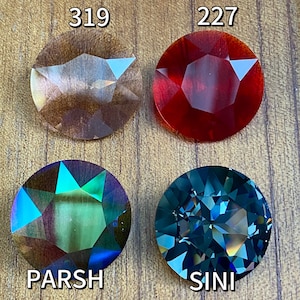 Pierre de cristal ronde en vrac Swarovski Austria 1201 27 mm sans revêtement Fabrication de bijoux, broderie, couture, matériel créatif