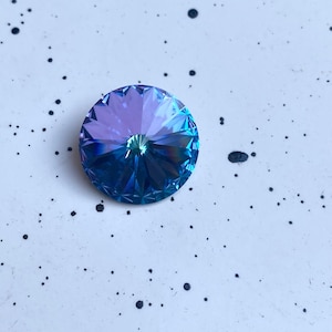 Swarovski Austria Made Runder Stein 1122 18 mm 001GL Vitrail Light Foiled Schmuckherstellung, Stickerei, Nähzubehör