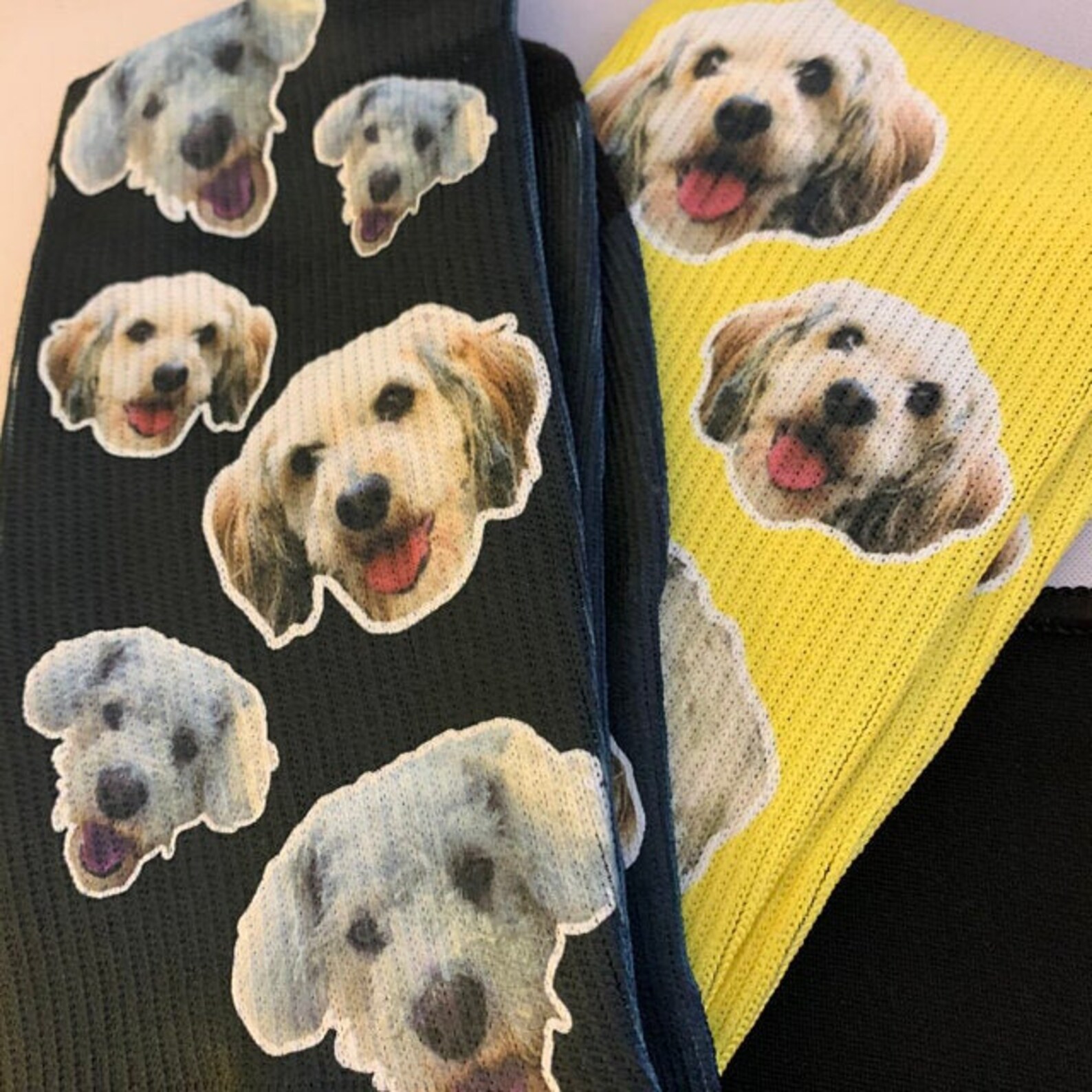 Custom Dog Socks Put Your Dog's Face on Plain Socks Etsy