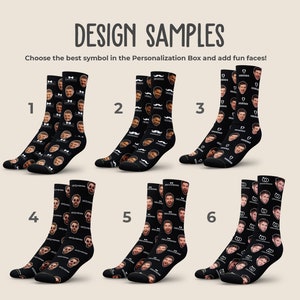 SATINIOR 6 Pairs Groomsmen Socks - Wedding Funny Novelty Crew Socks For Groom Party