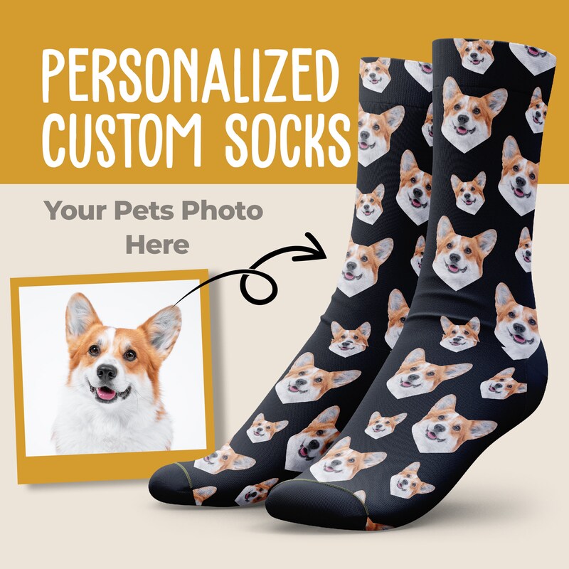 Your Pet on Socks - Etsy