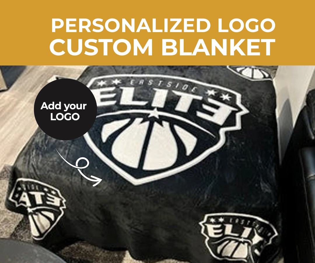 Custom Blanket With Logo Personalized Blanket, Custom Blanket, Business