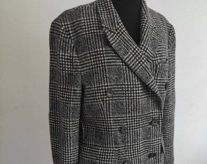 HARDY AMIES Coat 100% Wool Vintage Coat - Etsy
