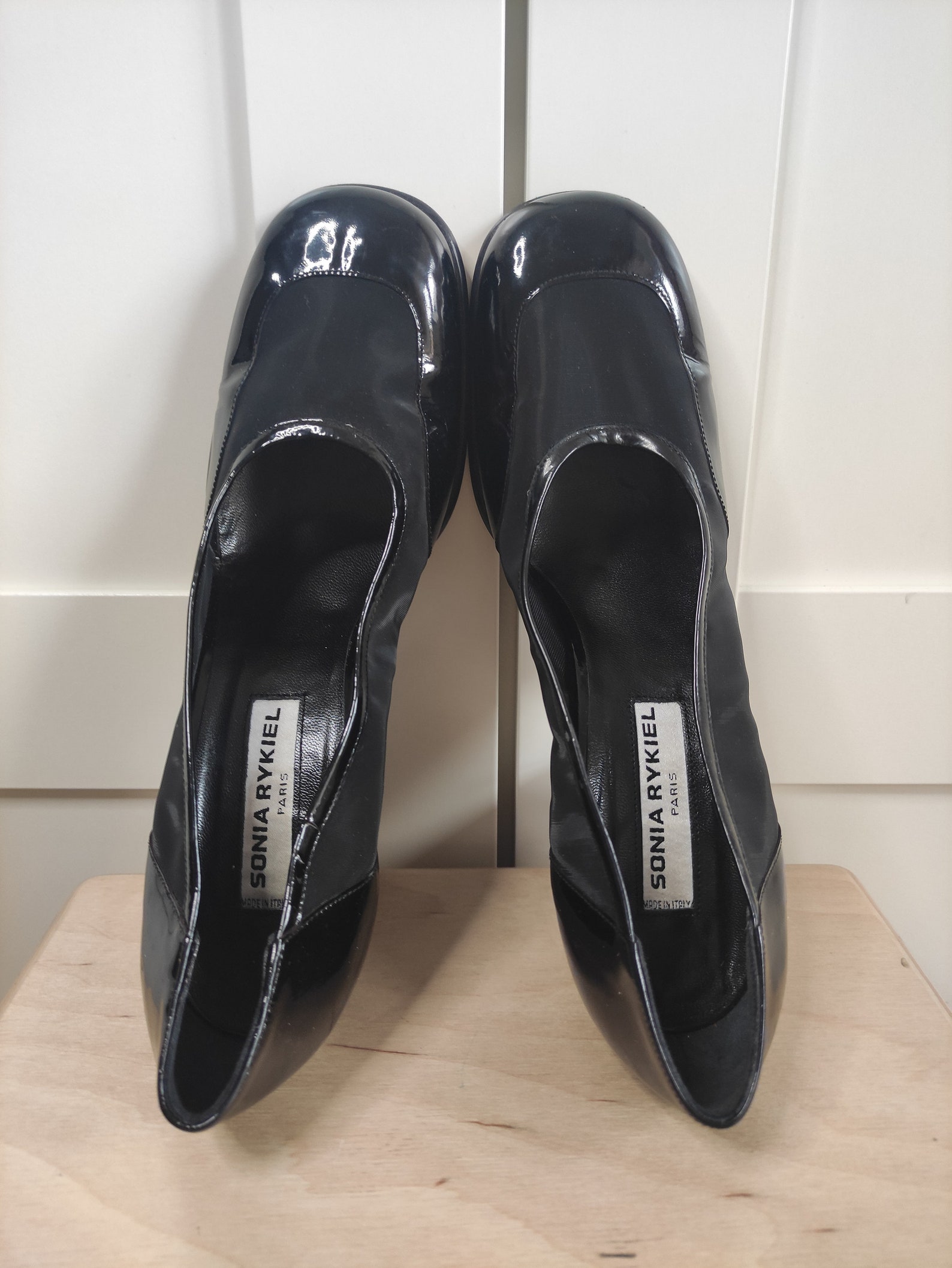 SONIA RYKIEL Vintage Black High Heeled Shoes Etsy