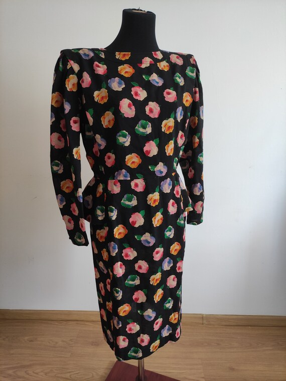 Emanuel Ungaro - vintage 80's dress - perfect cond