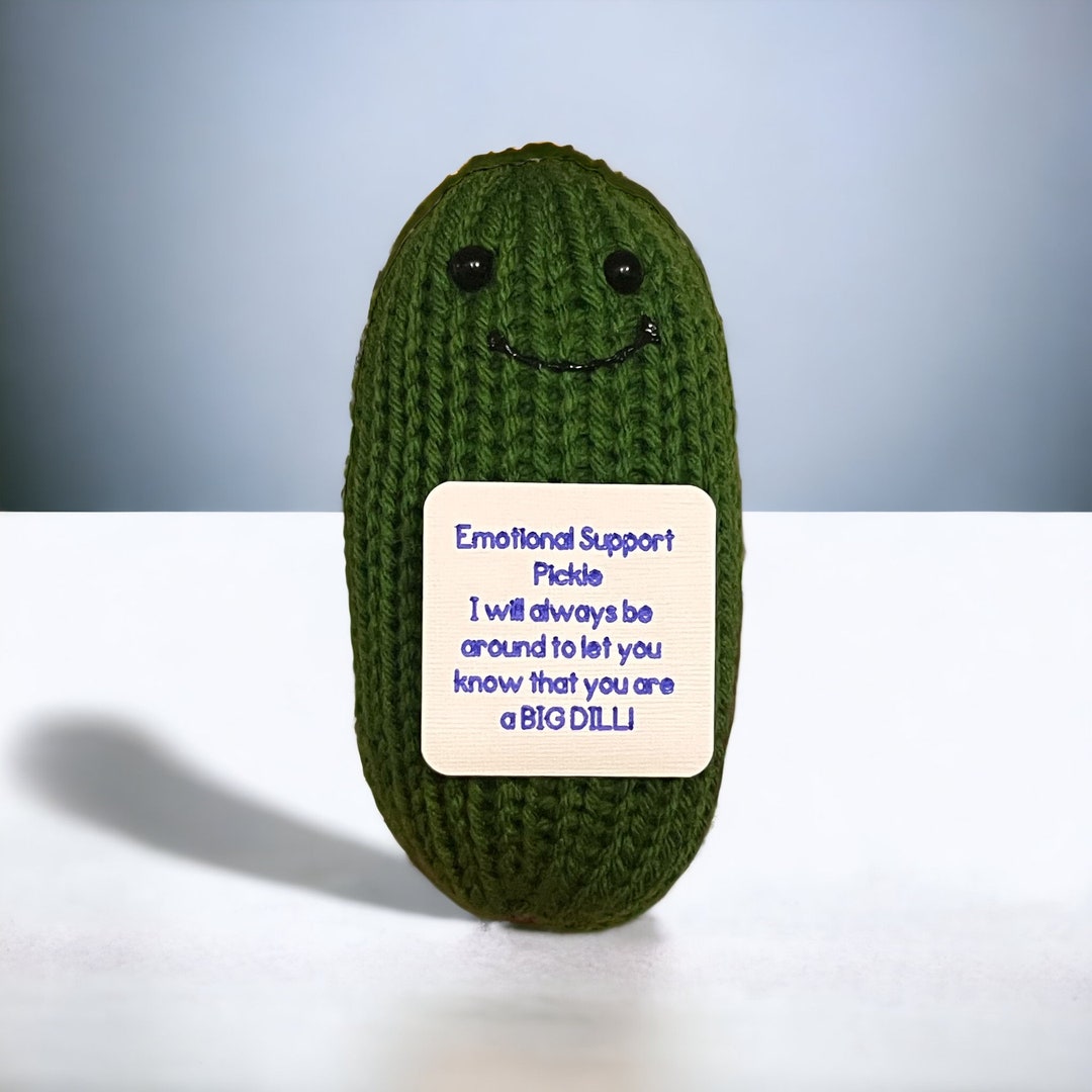 Emotional Support Pickle - Etsy