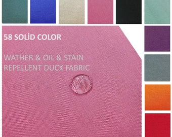 Pink Duck Canvas Fabrics Upholstery Fabric by the Yard, Indoor, Outdoor Water Oil Repellent Duck Fabric, Furnishing Upholstery Fabric